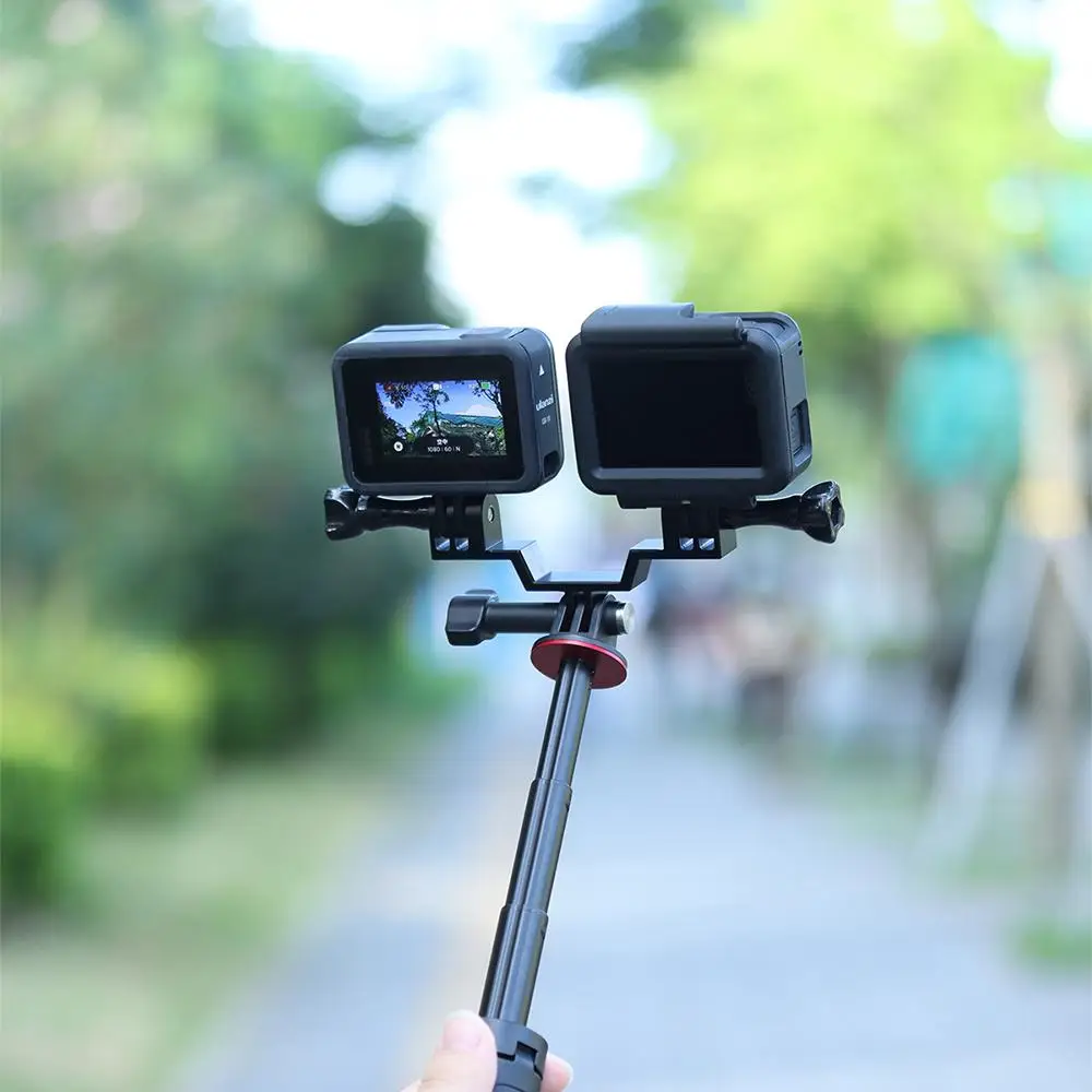 Ulanzi GP-7 Универсальный двойной кронштейн для крепления камеры GoPro 8 7 6 5 Max