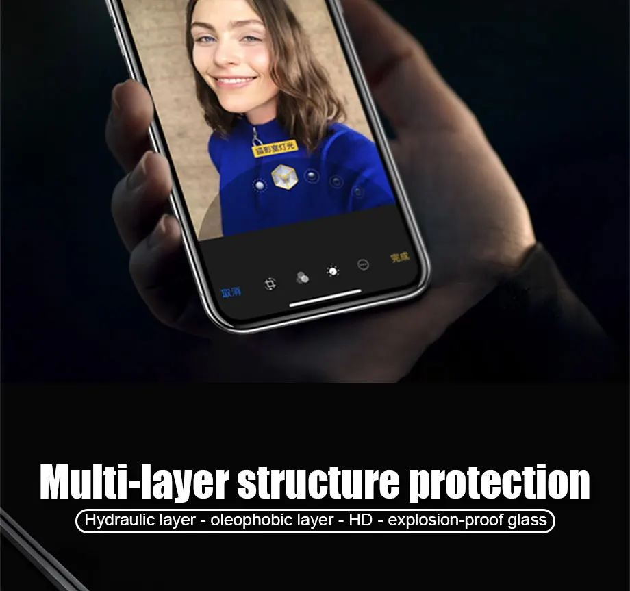 500D полное покрытие защитное стекло для iPhone 11 Pro XS Max X XR Защита экрана для iPhone 7 6 8 Plus 5 6s закаленное стекло