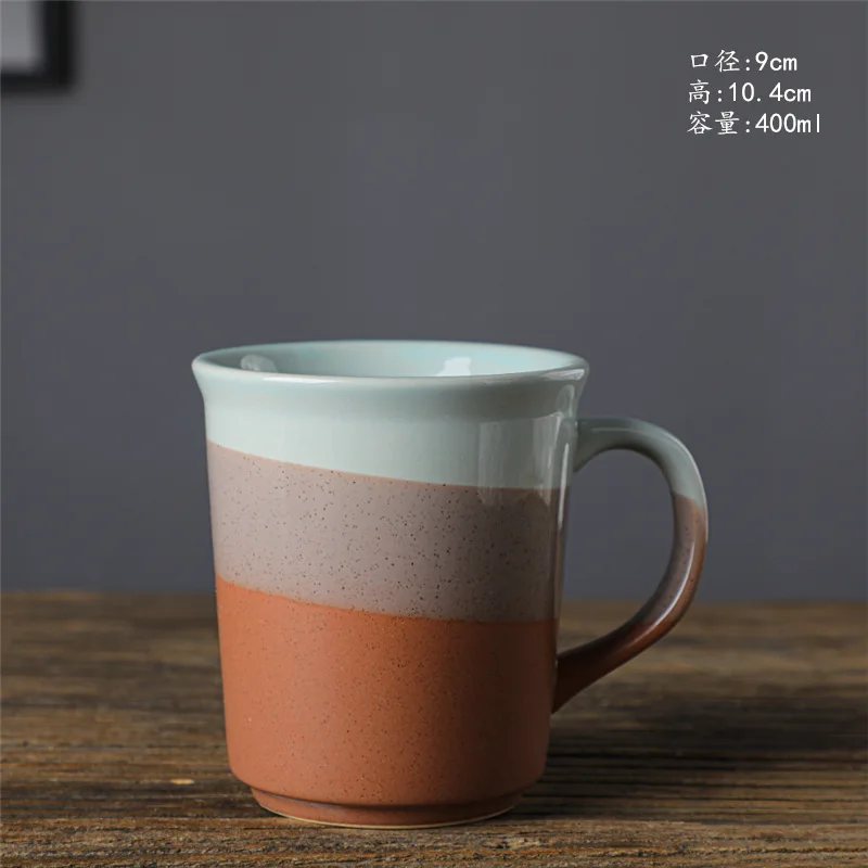 

Керамическая чашка, японская грубая керамика, ручная работа, Подарочная чашка, чашка для послеобеденного чая, завтрака, кружка для воды, чаш...