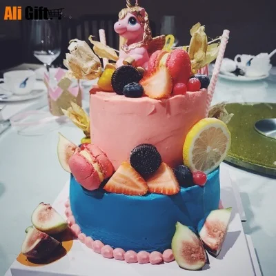 Креативная Милая Конская пони детская свеча на день рождения подарок свадьбу