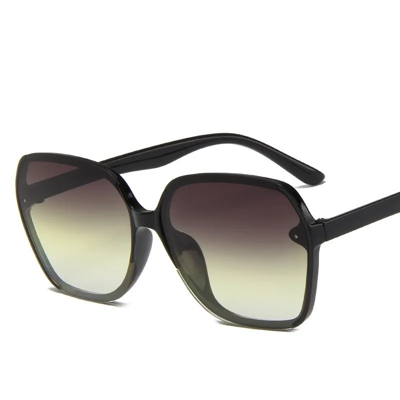 

New Fashion Classic Square Multilateral Sunglasses Men And Women Retro Wild Big Frame Sunglasses Classic Luxury Outdoor Plastic