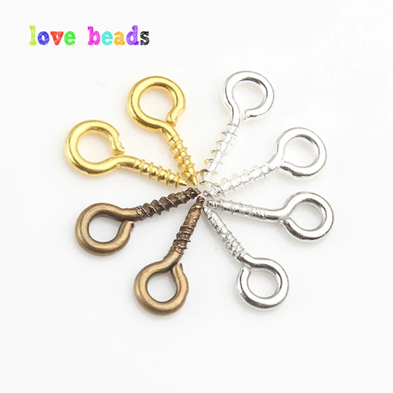 Золотистые/серебристые булавки с овечьими глазами 200 шт. 9 х4 мм для сделай сам