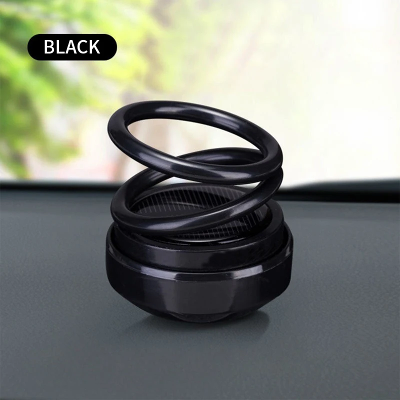 Автомобильный очиститель воздуха духи на солнечной батарее двойное кольцо