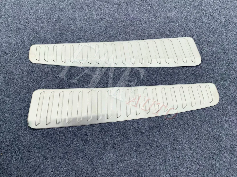 Stainless Steel Rear Bumper Foot Plate Cover Trunk Sill Guard for Honda Odyssey