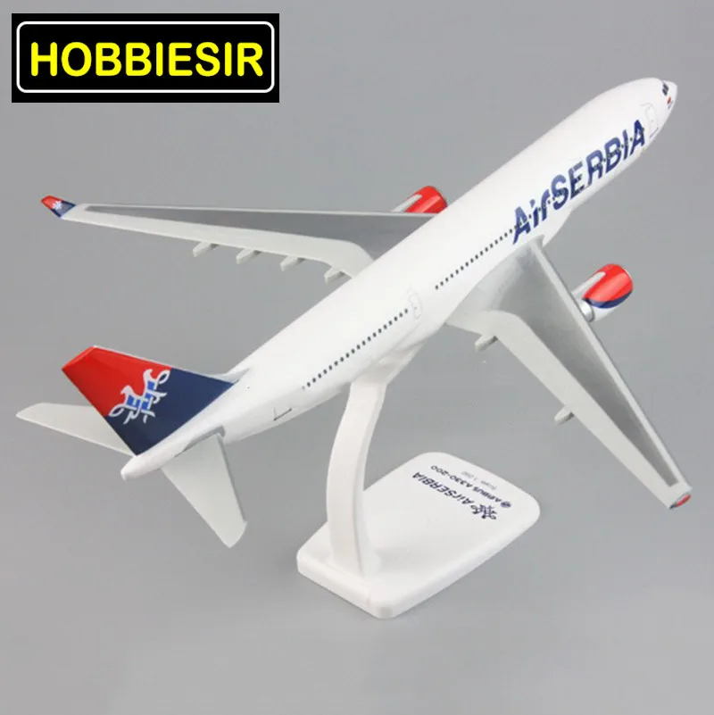 30cm1/200 масштаб Airbus A330 200 модель самолета Air Serbia airline W Стенд Литой Сплав самолет