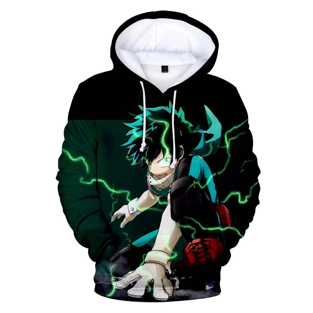 

My Hero Academia 3D Hoodies Adult Hot New Comic Men Casual Fashion Print Sweatshirt Cool Streetwear wear tops sudadera hombre
