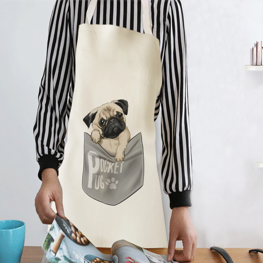 Silstar Tex Детский фартук для собаки джентльмен шапка с очками забавные фартуки