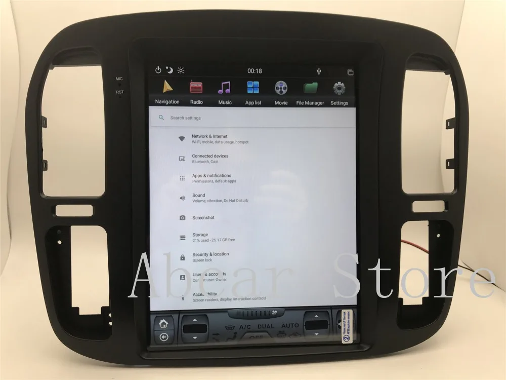 Tesla стиль Android 8,1 автомобильный dvd-плеер gps навигация для TOYOTA LAND CRUISER LC100 LEXUS LX470 1999-2002 радио px6 carplay ips