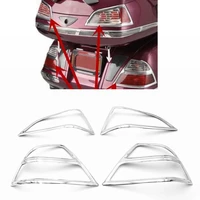 chrome decorationy parts accessories fairing saddlebag light accents for honda goldwing gl1800 gold wing gl 1800 2001 2005