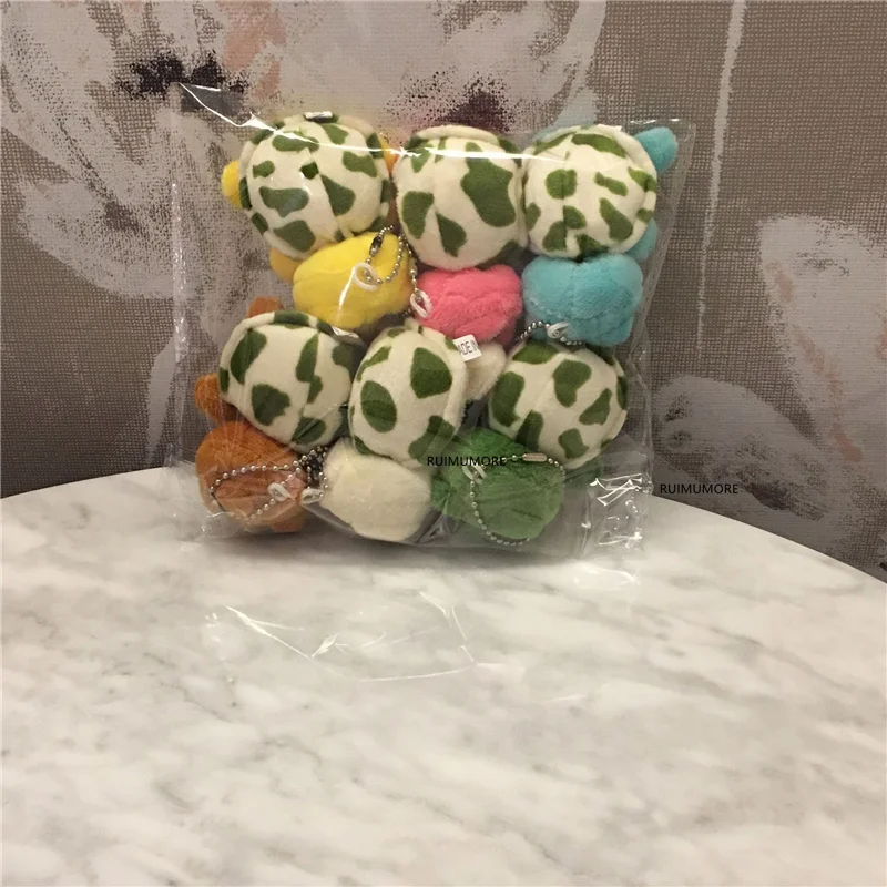 Цвета маленький новый 7 см Малый черепаха плюшевые игрушки брелки для ключей