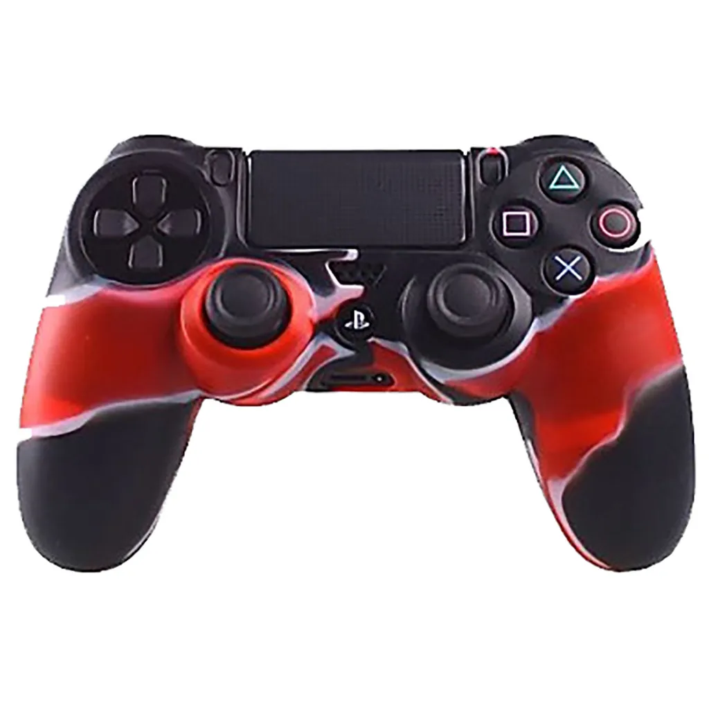 Силиконовый резиновый чехол для playstation 4 PS4 беспроводной контроллер игровые аксессуары Чехлы