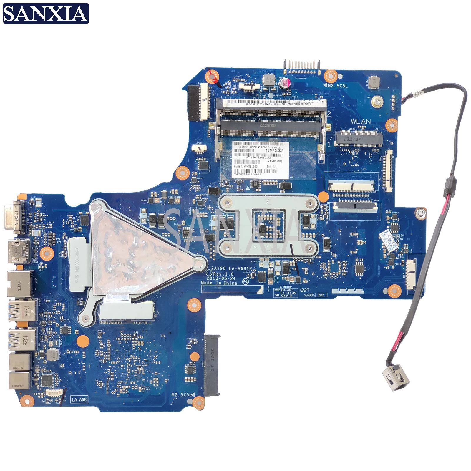 KEFU LA A681P материнская плата для ноутбука ASUS K95VB R900VB A95VB оригинальная GT740M