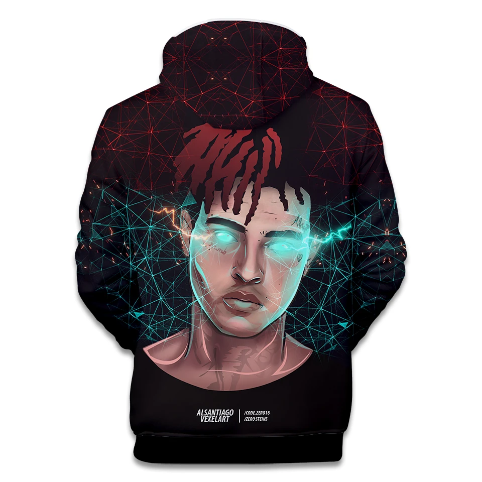 

2019 New Xxxtentacion 3D Hoodies Men/women Fashion Funny Hip Hop Hoodie 3D Print Xxxtentacion Men's Hoodies and Sweatshirt