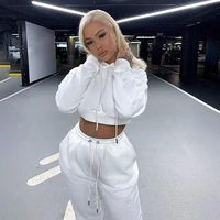 2021 winter fashion outfits for women tracksuit hoodies sweatshirt and sweatpants casual sports 2 piece set sweatsuits