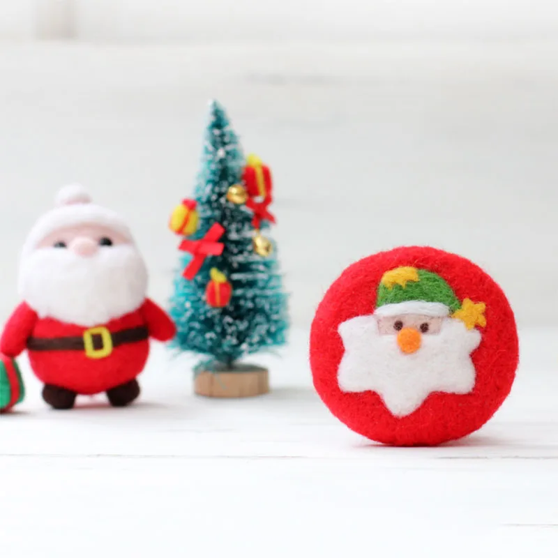 

LMDZ Making Diy Wool Felt Material Package Brooches Christmas Gifts Jewelry Series