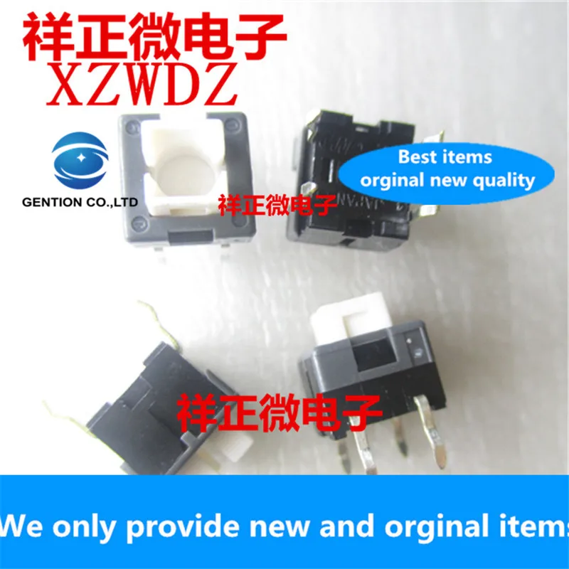 10 шт. 100% оригинальная новая действительный ассортимент товаров SKHJABA010 Оригинальные ALPS 8x8x5 мм без светильник 6 футов с светильник переключателя сброса 8x8MM