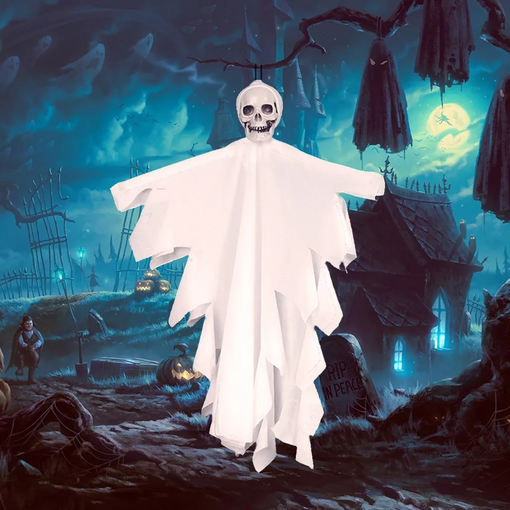 Хэллоуин украшения Мини Череп подвесной кулон призрак фестиваль Атмосфера