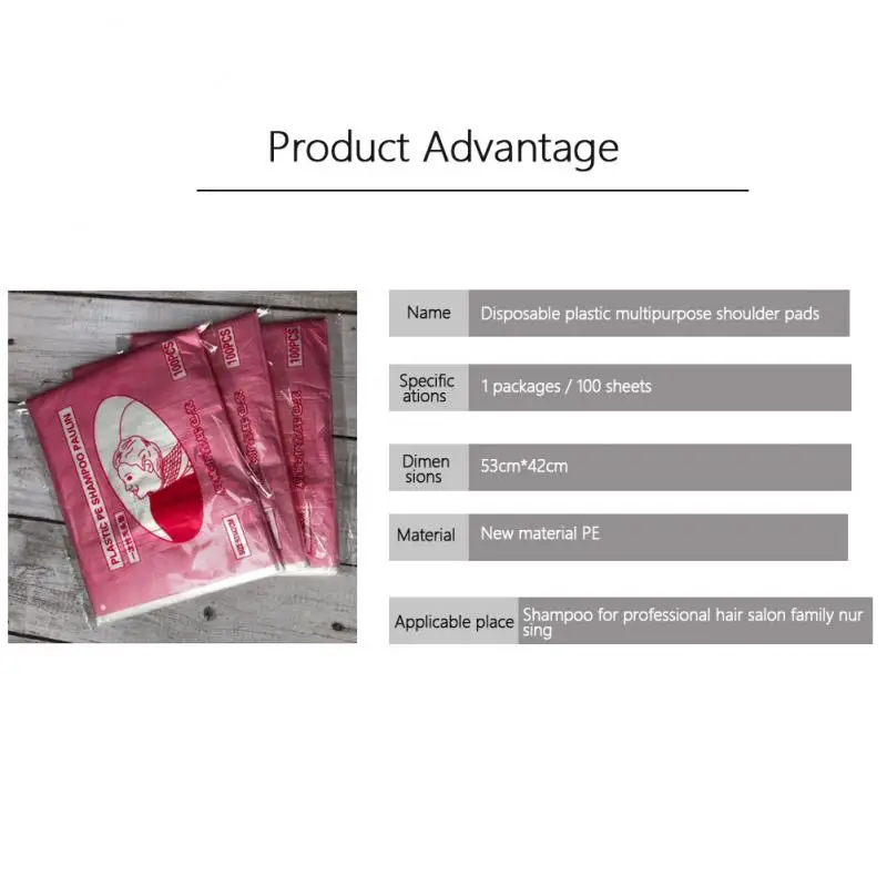 

200pcs Wrap Home Barber Apron Dyeing NEW Disposable Hair Cutting Capes Hairdressing Hair Coloring Products