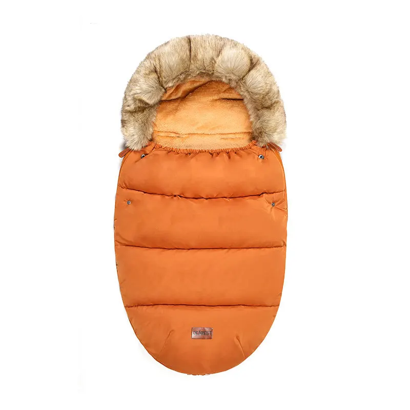 

Baby Stroller Sleeping Bag Silkworm Cocoon Sleeping Bag Children's Cotton Quilt Anti-kick Quilt Autumn and Winter Plus Velvet