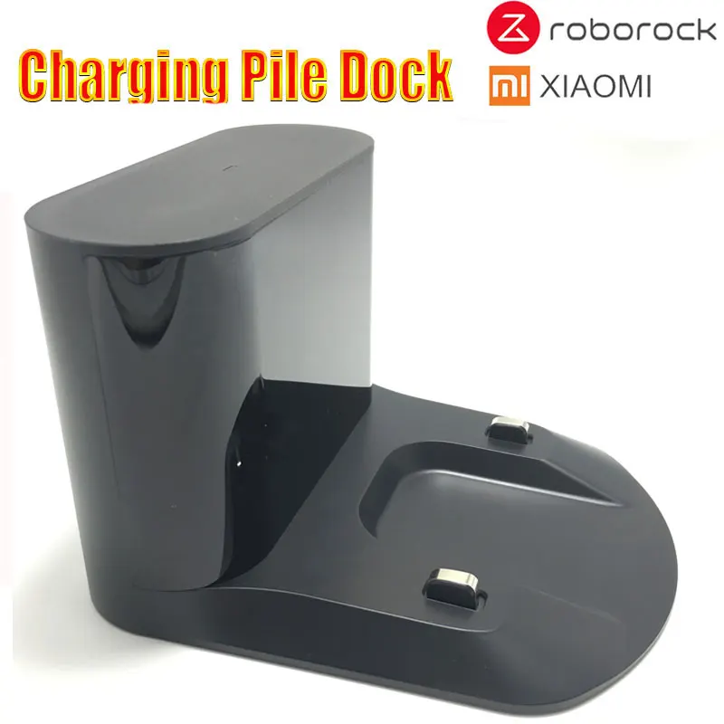 Roborock Вакуумный Очиститель запчасти подходит для Roborock 2 S50 робот для уборки запасные части Швабра Ткань зарядки ворс черный - Цвет: charging dock