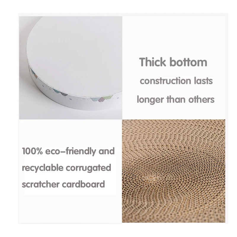 

Cat Scratching Board Corrugated Scratcher Pad Kitten Scratch Toy Cat Couch Bed Lounge Sofa Grinding Nails Protecting Furniture