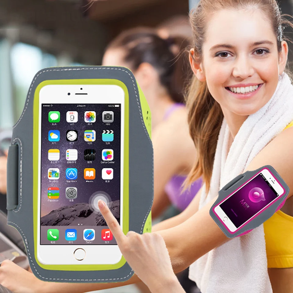 Запуск браслет Спорт для XiaoMi RedMi 4A 4x 5A 3 S ProSamsung S5 S6 S7 iphone 6 6s 7 8 чехол нейлон телефон