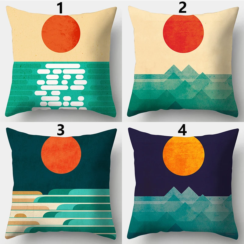 WZH Мандала калейдоскоп и SnowflakeCushion: 45 см х полиэфирная декоративная наволочка