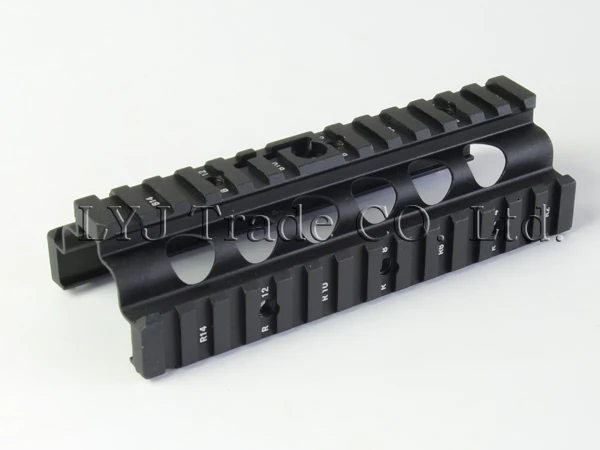 Sinairsoft Алюминиевый CNC M249 нижний и верхний прицел крепление Handguard 6 шт. RIS рельсы системы Охота Стрельба Тактический Quad рейка крепление