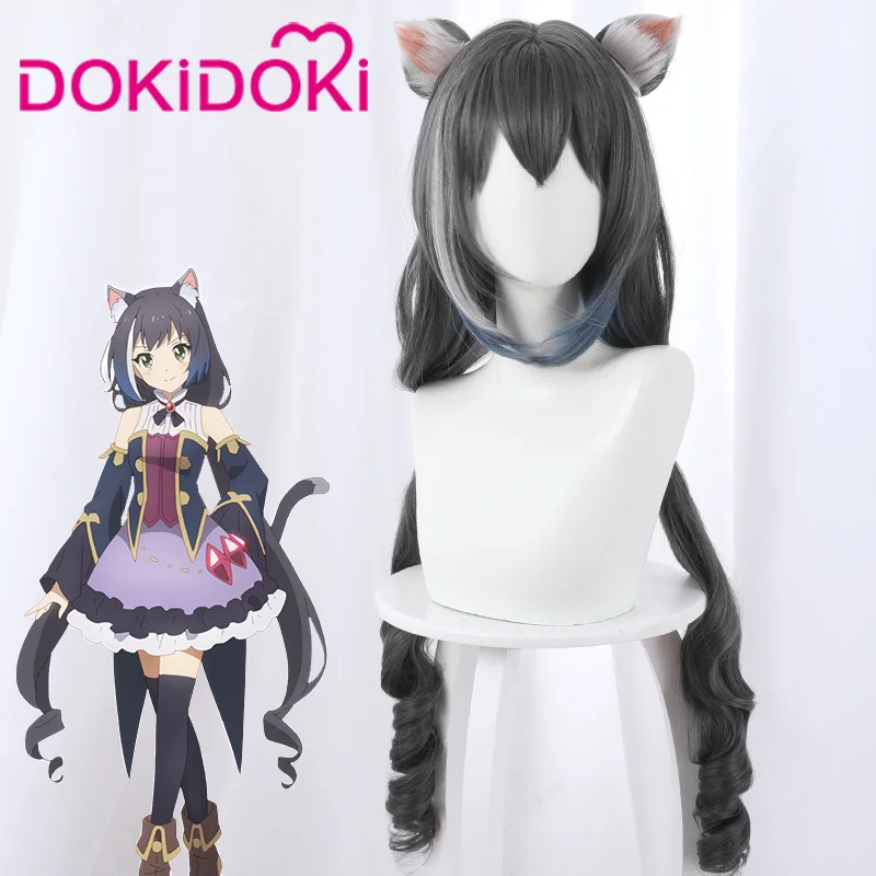 Игра принцесса Dokidoki Connect! Парик для косплея Kyaru женщин и принцесс Re: кошачьи уши