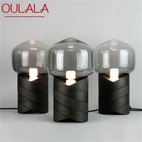 oulala contemporary creative table lamp simple led desk light decorative for home bedroom living room