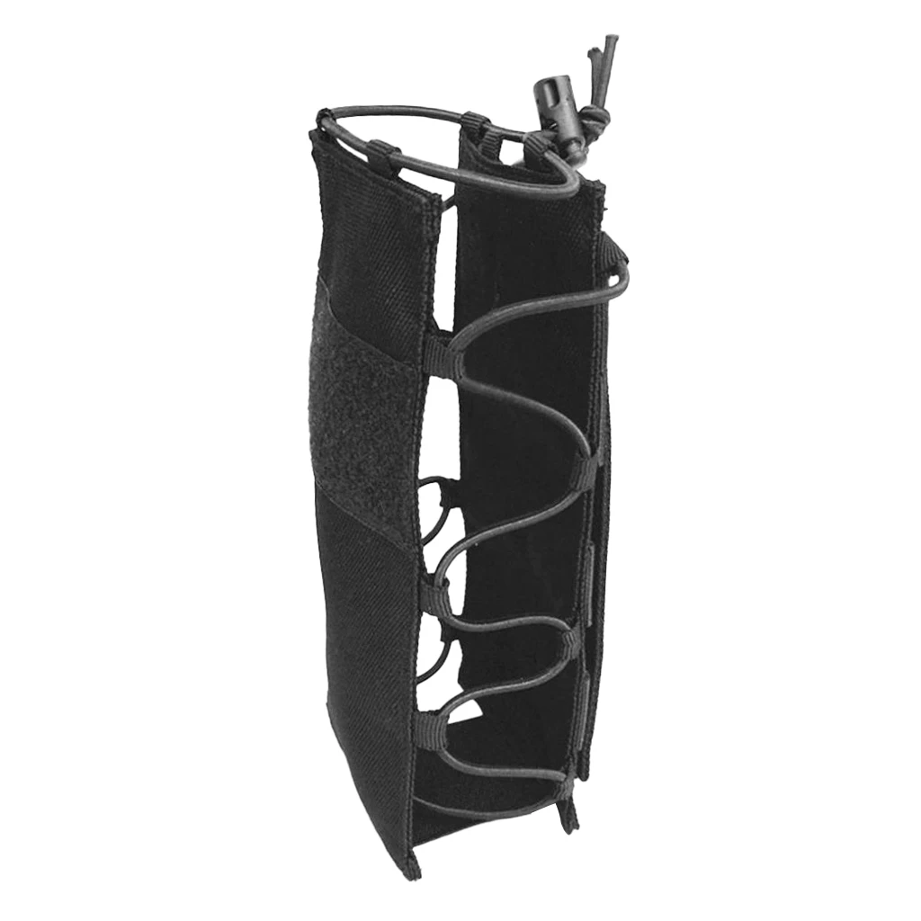 

Adjustable Water Bottle Holder Carrier Bag MOLLE Tactical Two Way Radio Pouch