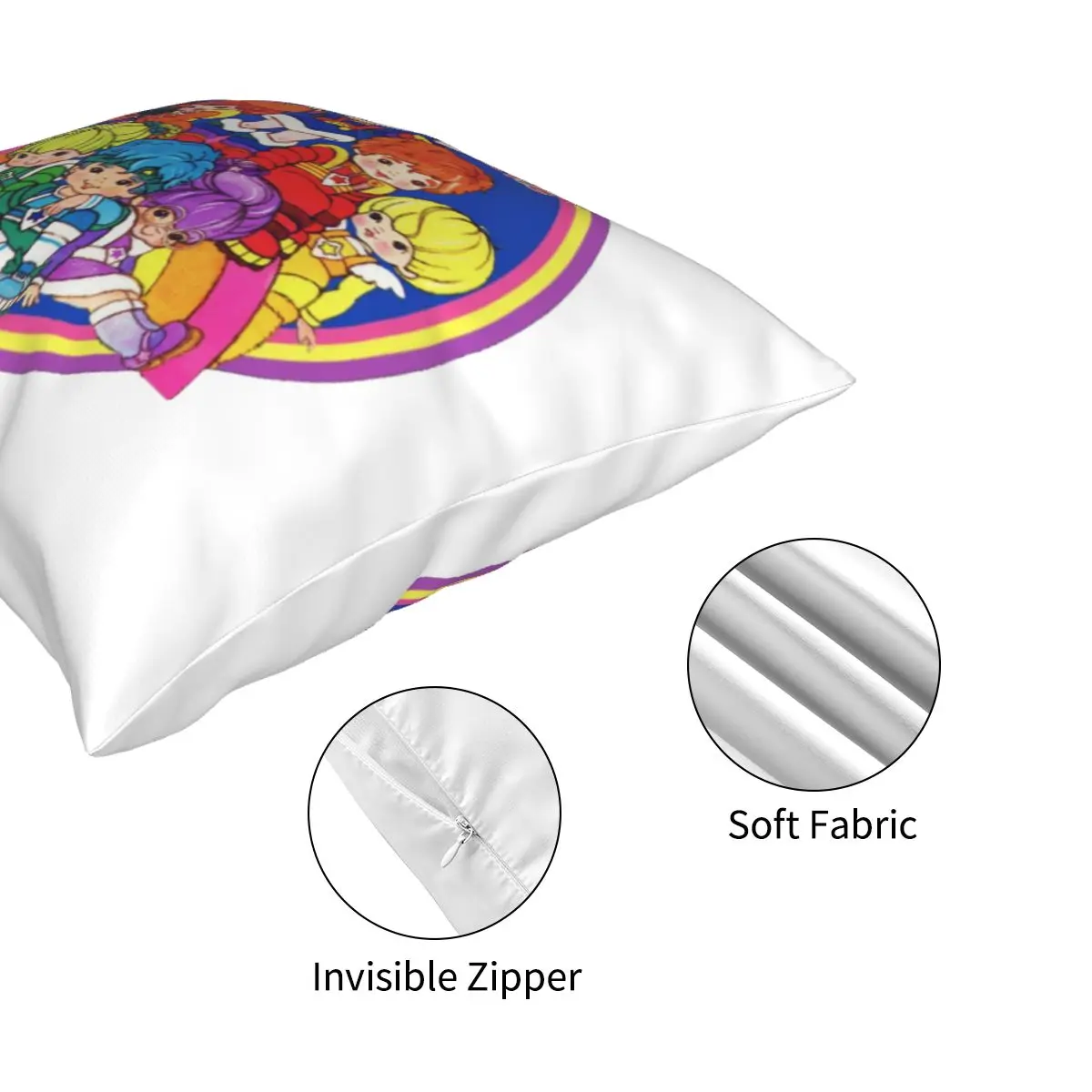 Квадратная подушка Rainbow Brite Girl Pride чехол 80-х годов ретро мультяшный для подушки