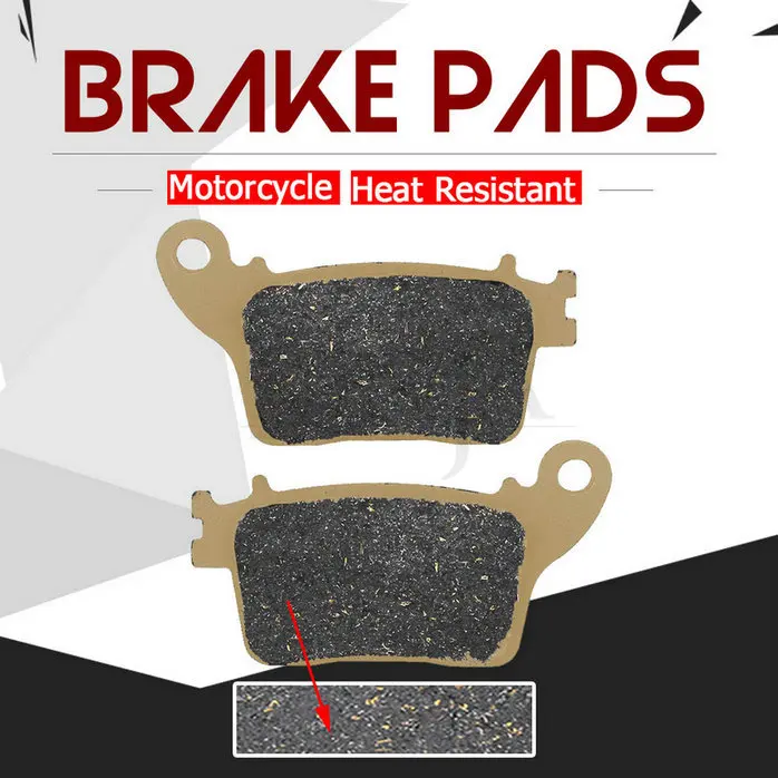 Аксессуары для мотоциклов Мото задние тормозные колодки HONDA CB600 CB600F 07 13 CBR600 11 CBR600RR