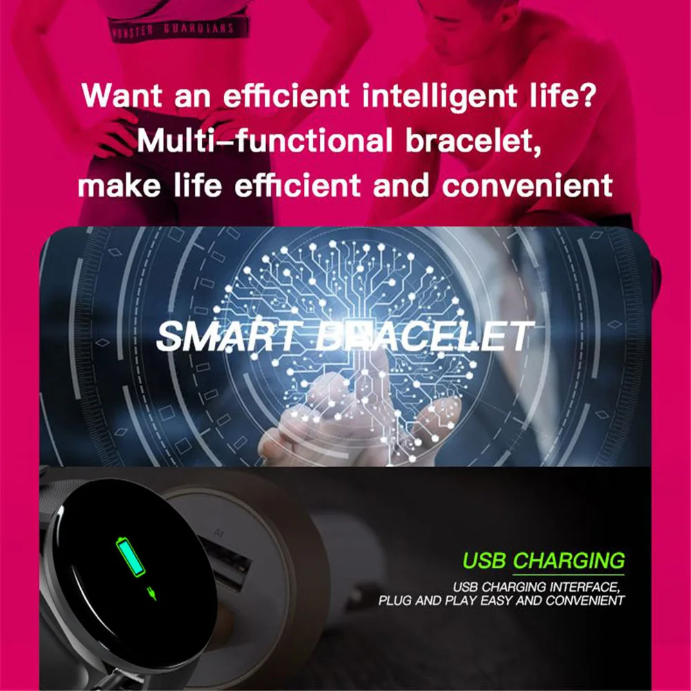 Смарт часы для мужчин женщин крови Давление спортивные с Bluetooth Smartband D18 умные Android
