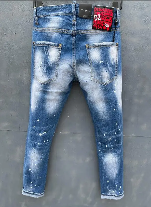 classic,Authentic DSQUARED2,Retro,Italian brand ,Women/Men Jeans,locomotive,Jogging jeans,DSQ060