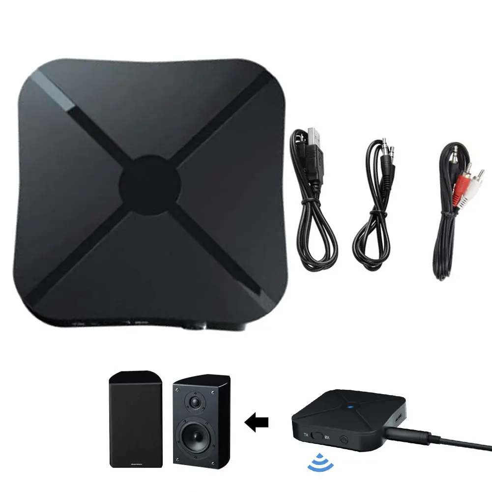 

KN319 Bluetooth 5.0 Receiver And Transmitter Audio Music Stereo Wireless Adapter RCA 3.5MM AUX Jack For Speaker TV Car PC