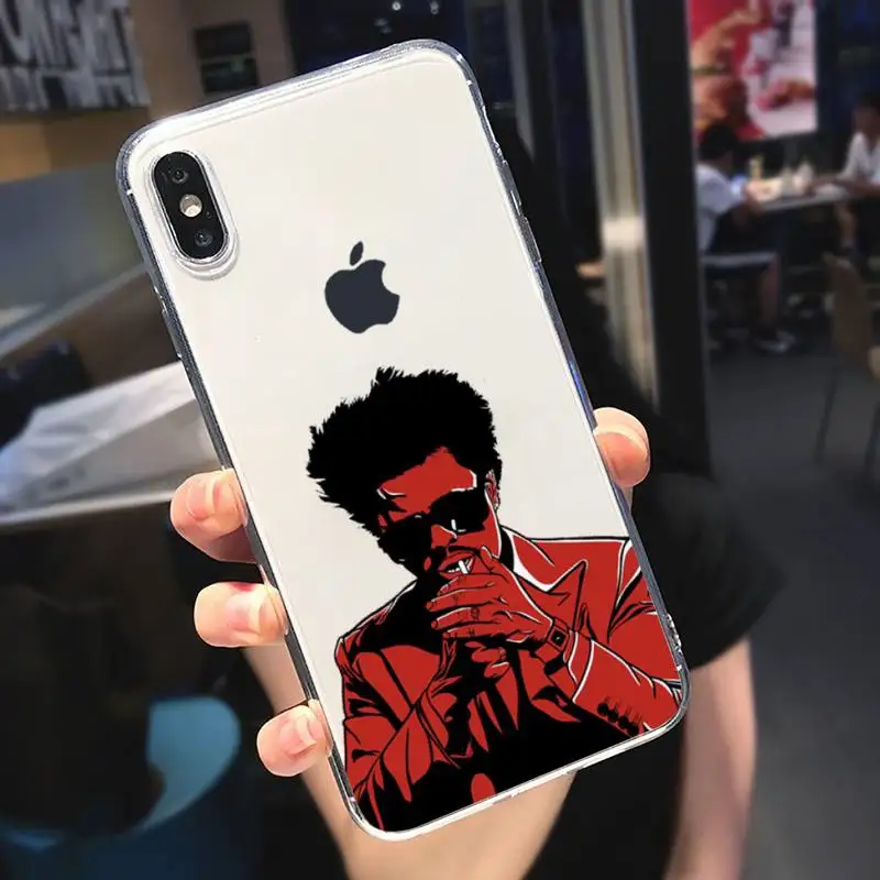

Rapper The Weeknd XO Phone Cases Transparent soft For iphone 5 5s 5c se 6 6s 7 8 11 12 plus mini x xs xr pro max