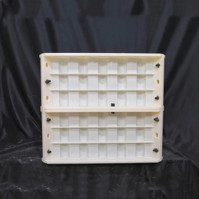 50cm/19.69in Buckle up/ Interlock Slots Body Plain, Leave/Flower&Star Top Molds For Square Concrete Cement Roman Pedestal Spare