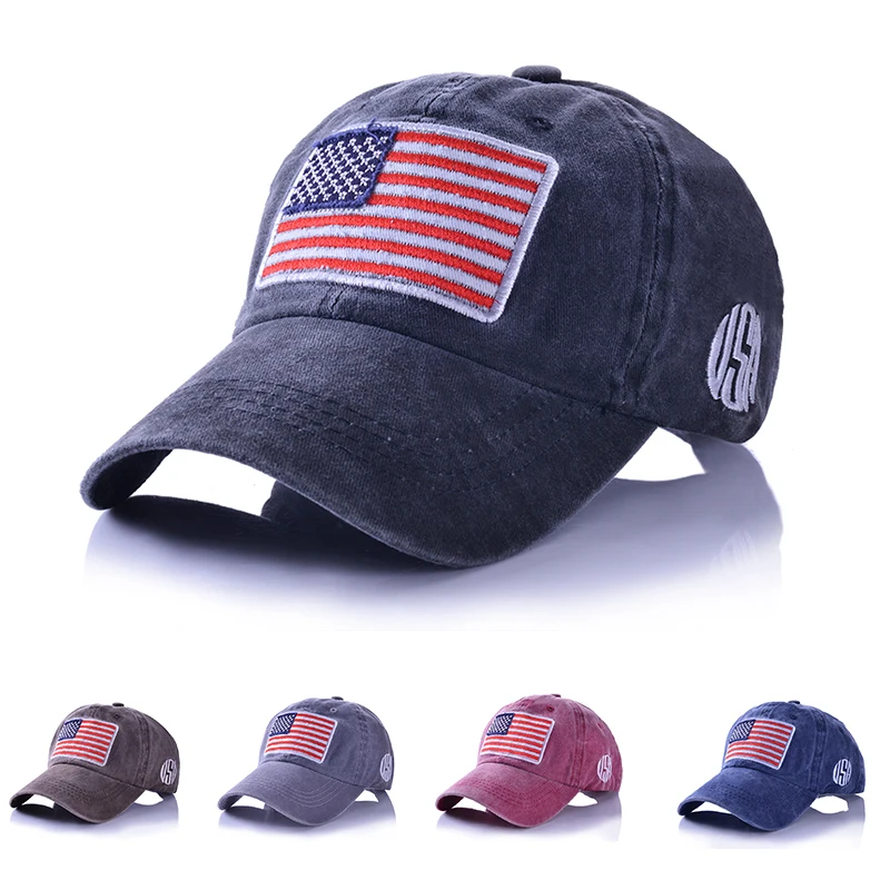 100% тертые хлопковые Casquette модные летние бейсболки мужские шапки шляпа c вышивкой
