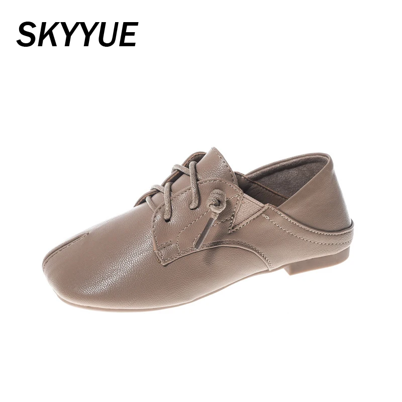 Весенняя детская кожаная обувь Детская брендовая на плоской подошве Модная для