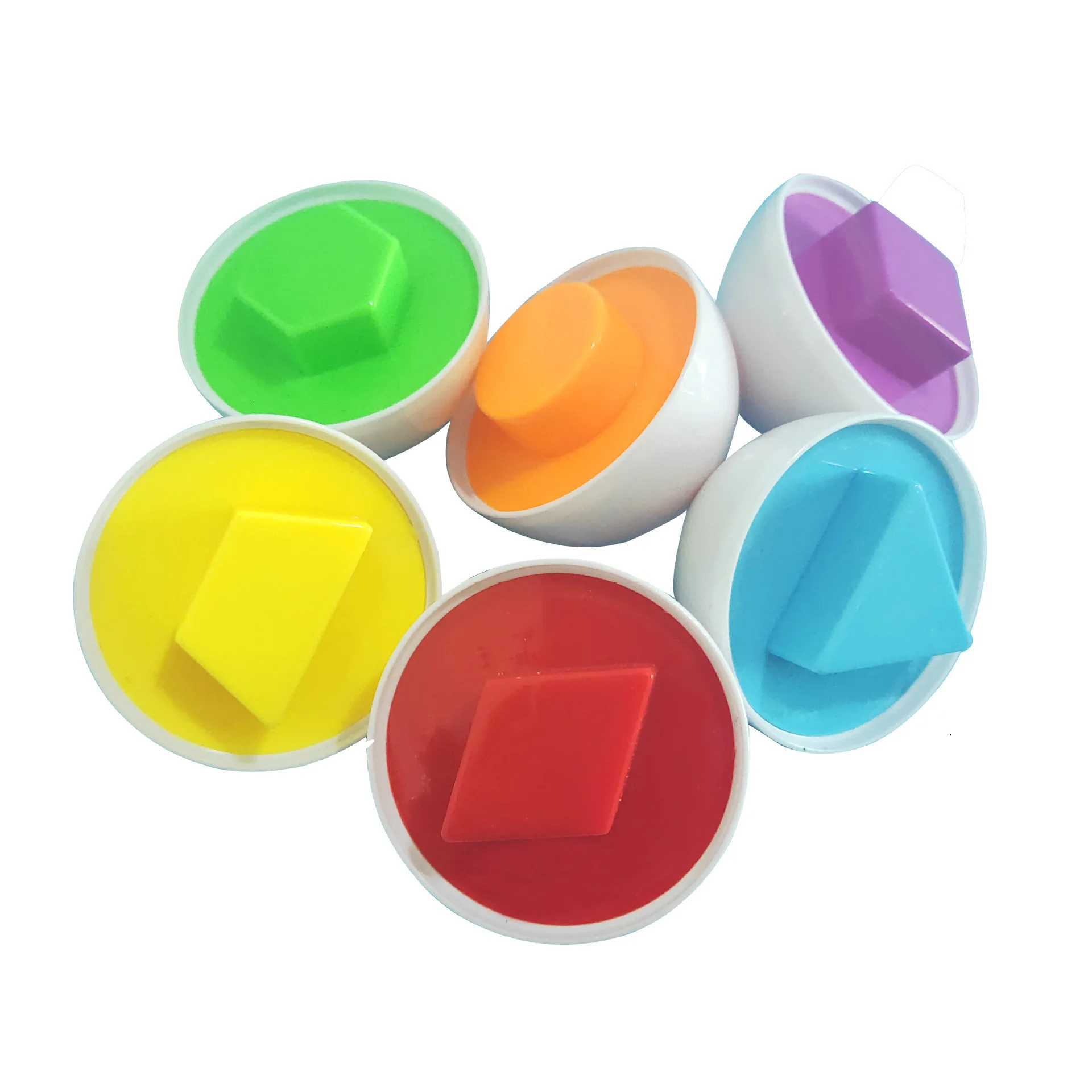 3d головоломка 6 смарт яйца смешанной формы мудрое познание Монтессори обучающая