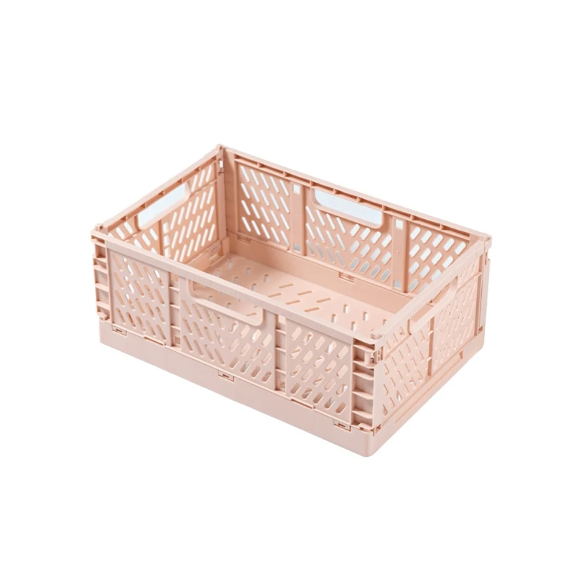 Прямоугольная ажурная корзина для хранения пластиковый сетчатый Настольный