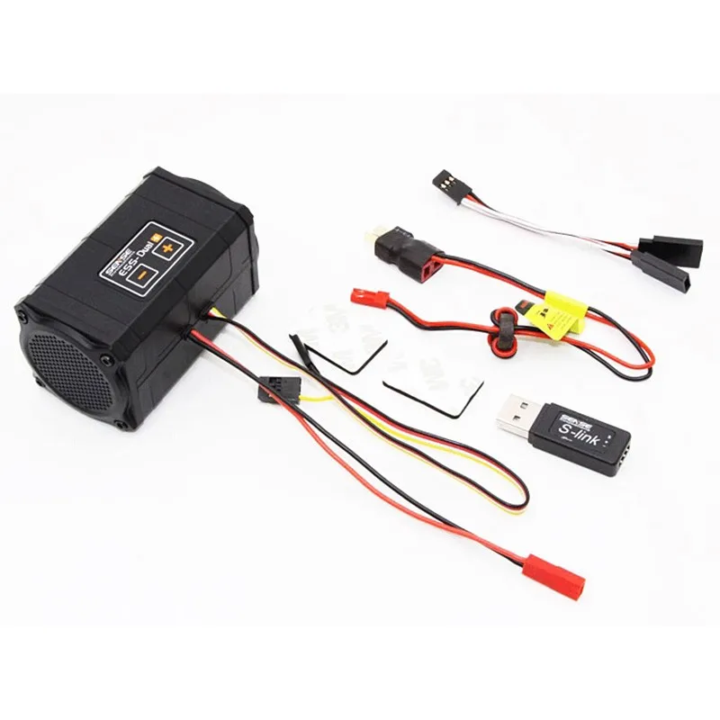 Радиоуправляемый автомобиль Sense ESS-ONE ESS-два динамика, звуковой симулятор двигателя для Axial SCX10 II WRAITH TRAXXAS TRX-4 TRX4 TRX6