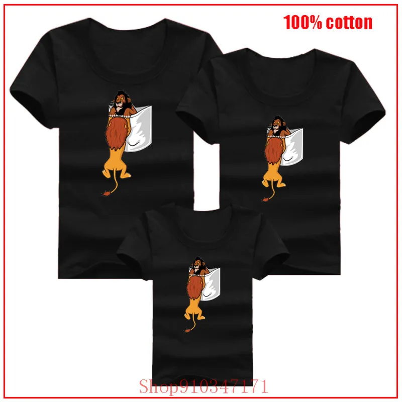 Precipocket lion king Mufasa/Одинаковая одежда для мамы и дочки топы девочек мальчиков