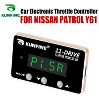 kunfine car electronic throttle controller racing accelerator potent booster for nissan patrol y61 tuning parts