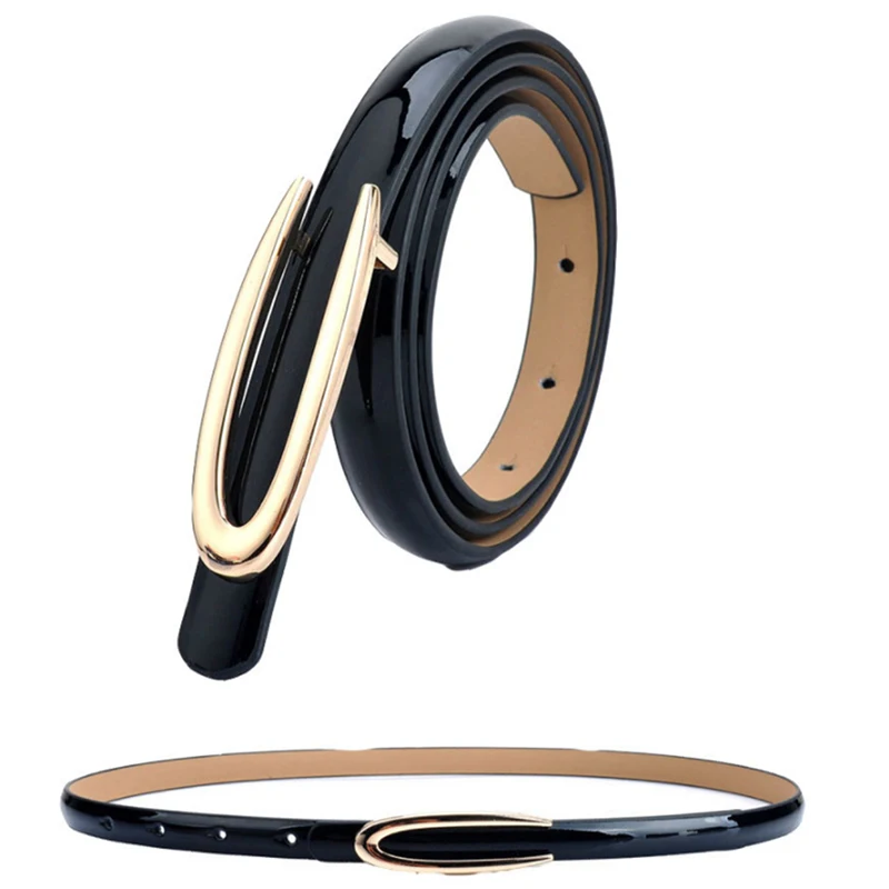

High Quality Waistband Korean Version Waist Belts Women Patent Metal Leather Belt Cinturones Clothes Accessories Cinto Feminino