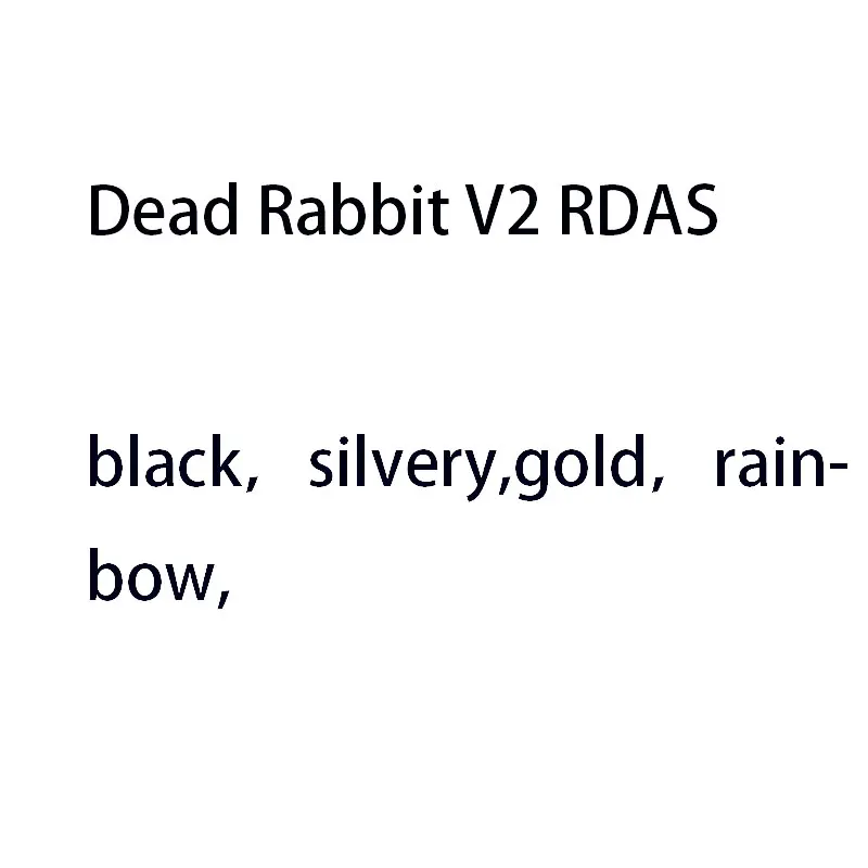 Apocalypse gen 2 Drop Dead Rabbit V2 BF QP KALI Dvarw mtl fl taifun GTR haku kayfun lite TANK Аксессуары для наушников gad |