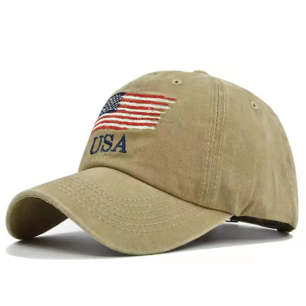 

New Fashion USA Flag Camouflage Baseball Cap For Men Women Snapback Hat Army American Flag Bone Trucker High Quality Gorras 2022