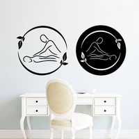 spa vinyl wall stickers interior art decor for massage shop decoration decal stickers murals wallpaper