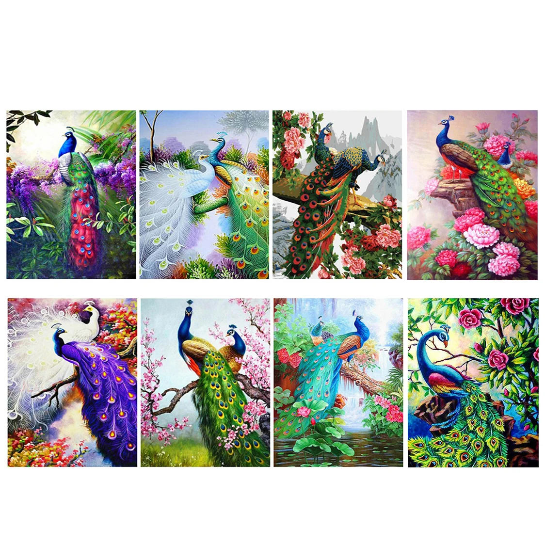 

Diy 5d All Diamond Animal Painting Diamond Painting Branch Braun Cross Stitch Diamond Mosaic Furniture Decoration Christmas Gift